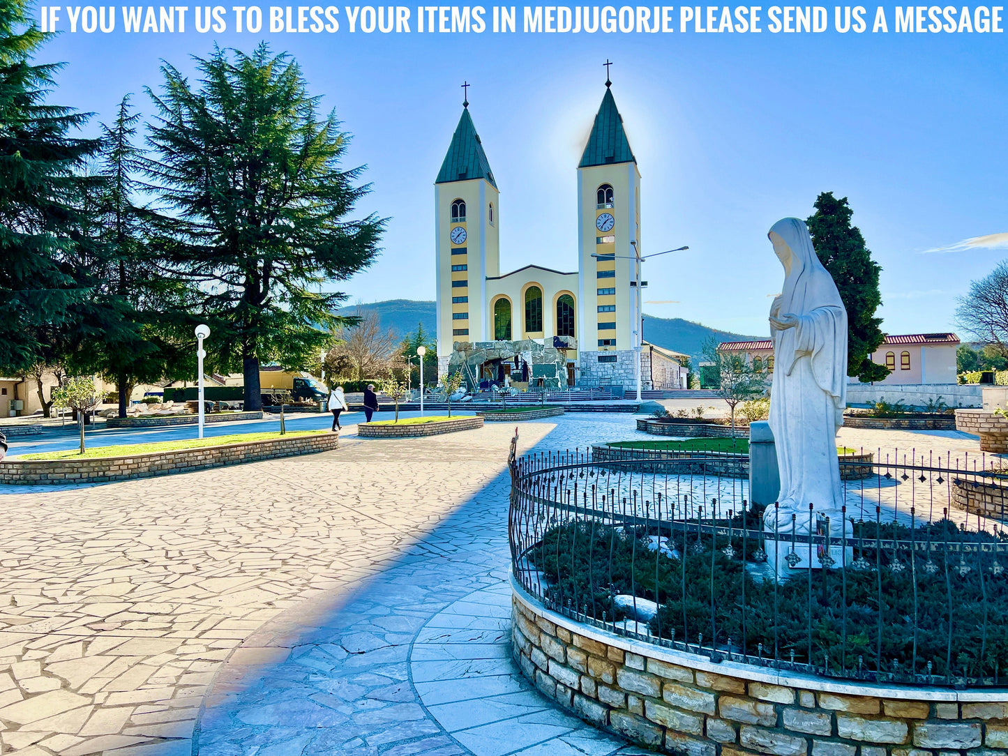 Rosario de madera de olivo, rosario grande, rosario hecho a mano, rosario católico, rosario para hombre, rosario con medalla de Medjugorje, medalla de la Divina Misericordia
