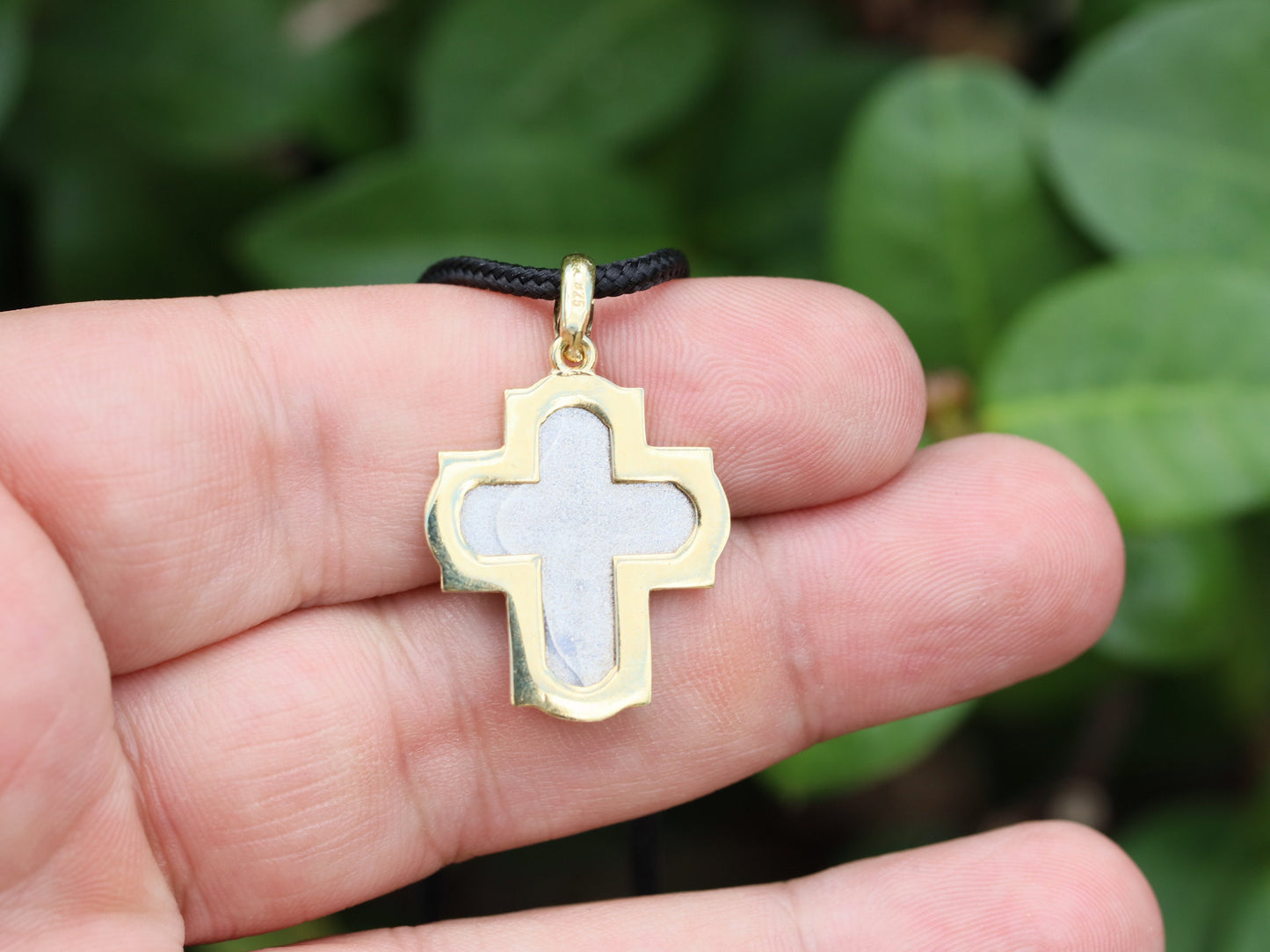 Four way cross, sterling silver 925 4 way cross, cross for man, vintage looking cross for man, catholic cross necklace, gold plated cross