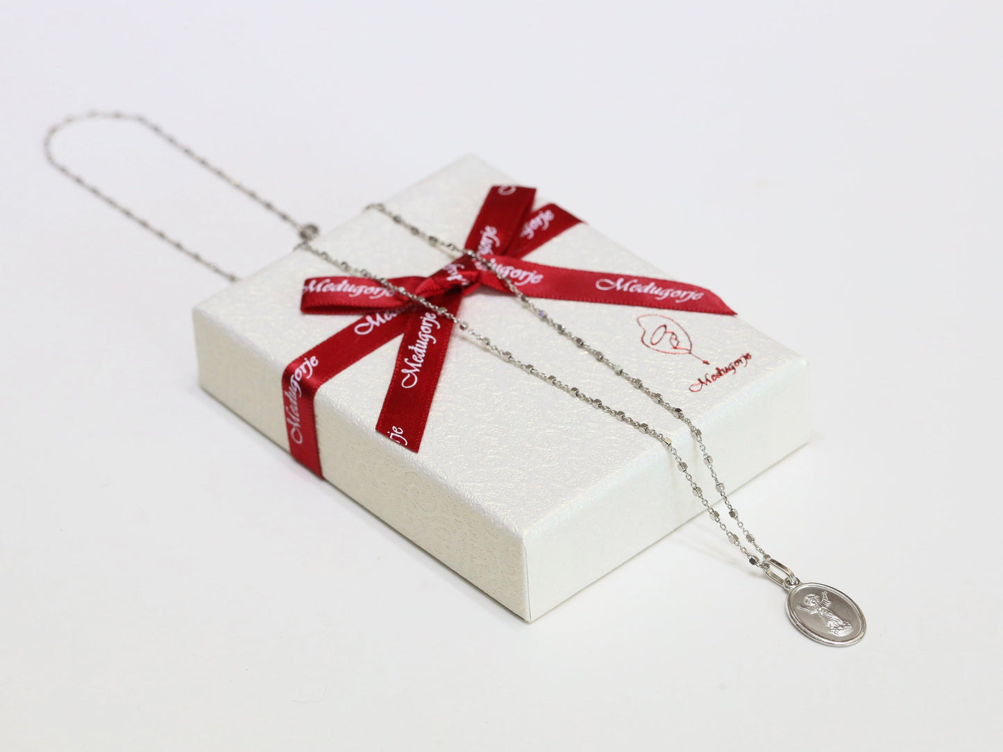 Medalla Divino Niño, colgante de plata de ley Divino Niño Jesús, colgante pequeño de plata del Niño Jesús, medalla católica, colgante de Jesús para mujer