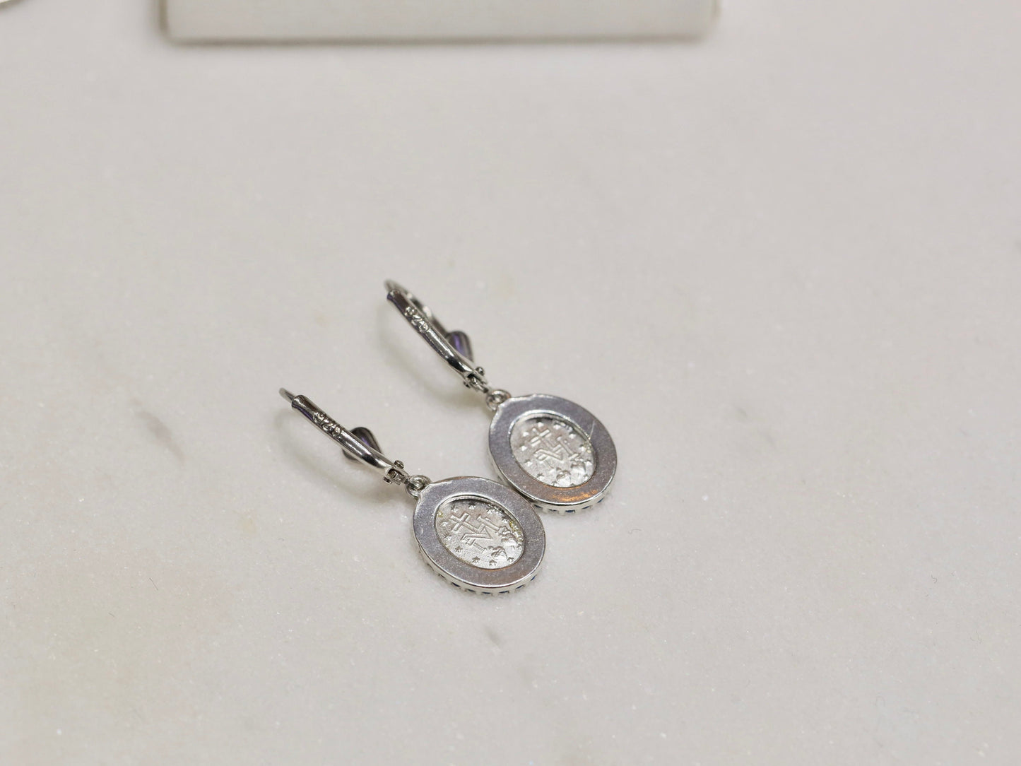 Dainty Miraculous Medal Earrings 13mm- Minted with High Level of Detail - Ideal Communion or Birthday Gift, gift for catholic teenage girl