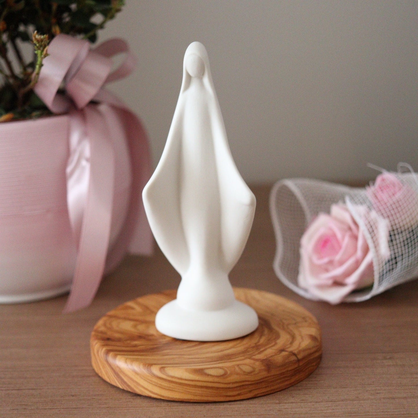 Estatua de porcelana de la Inmaculada Concepción, estatua en miniatura de Nuestra Señora de la Inmaculada Concepción, estatua de la Medalla Milagrosa, estatua de la Virgen María