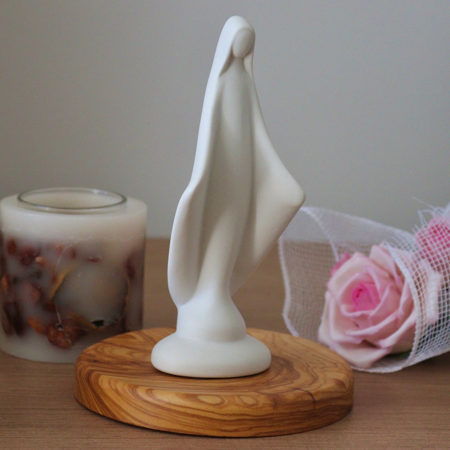 Estatua de porcelana de la Inmaculada Concepción, estatua en miniatura de Nuestra Señora de la Inmaculada Concepción, estatua de la Medalla Milagrosa, estatua de la Virgen María
