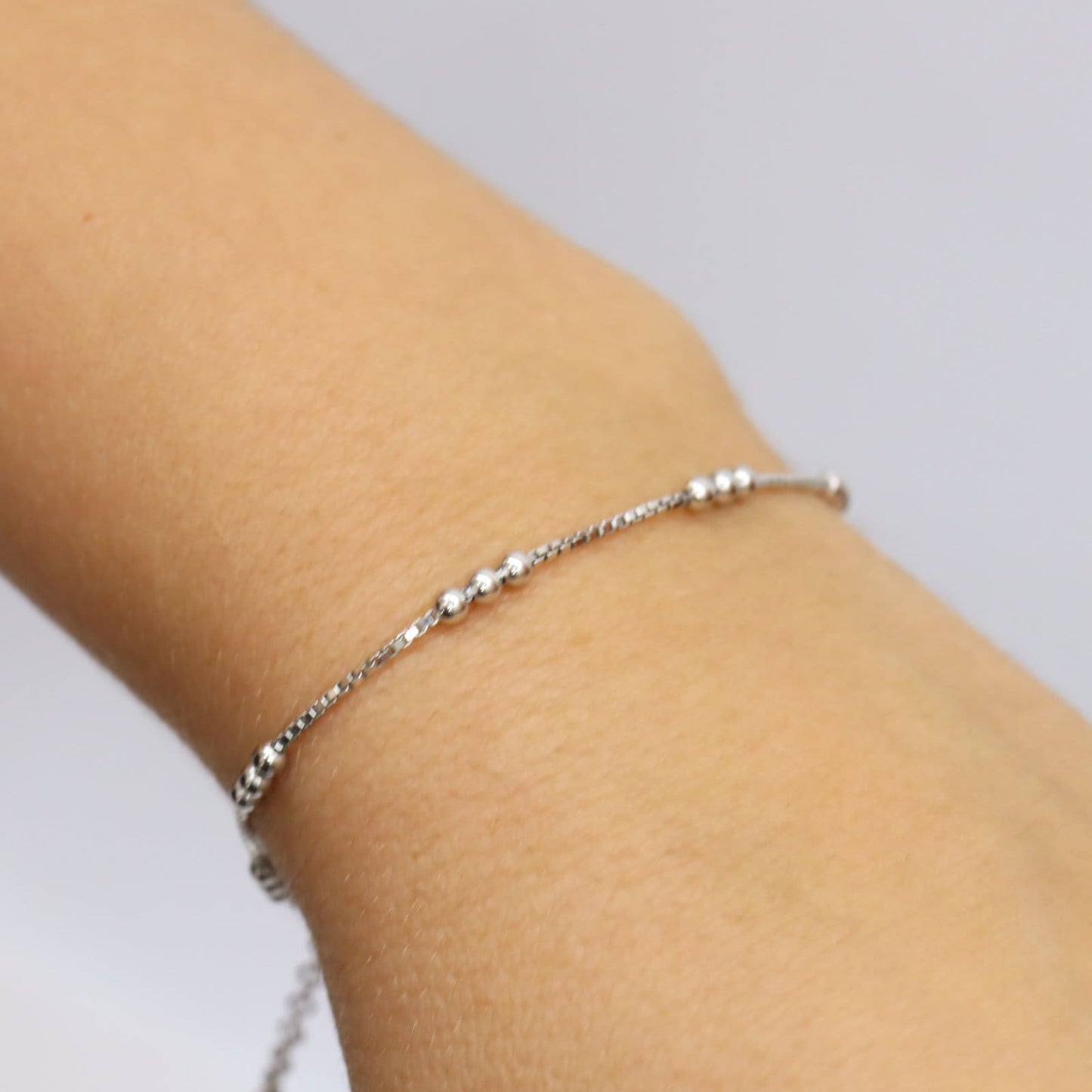 Pulsera del rosario de la paz de plata de Medjugorje, pulsera de plata de oración de Medjugorje, pulsera de plata de ley de la corona de la paz, pulsera para las mujeres