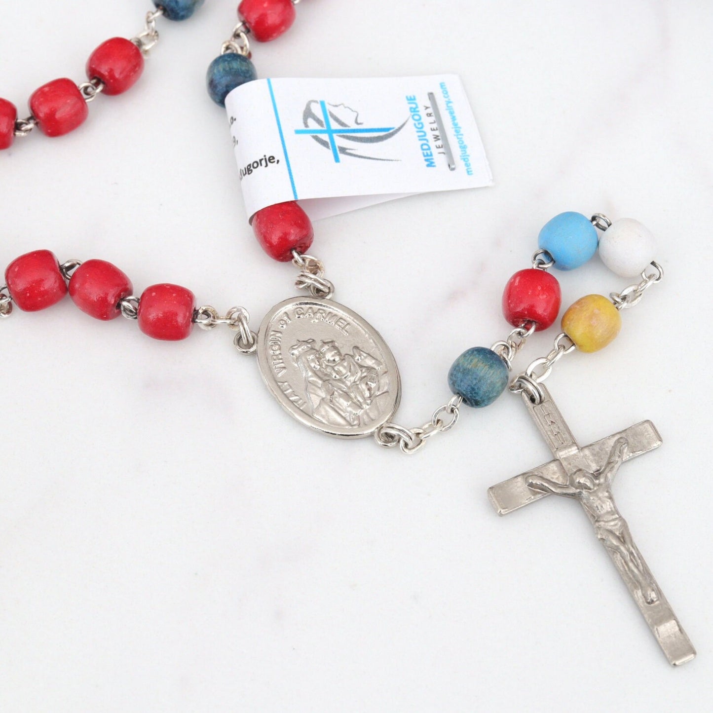 Rosario para las almas del purgatorio, hecho a mano en Medjugorje rosario para las almas del purgatorio, rosario devocional de las almas del purgatorio