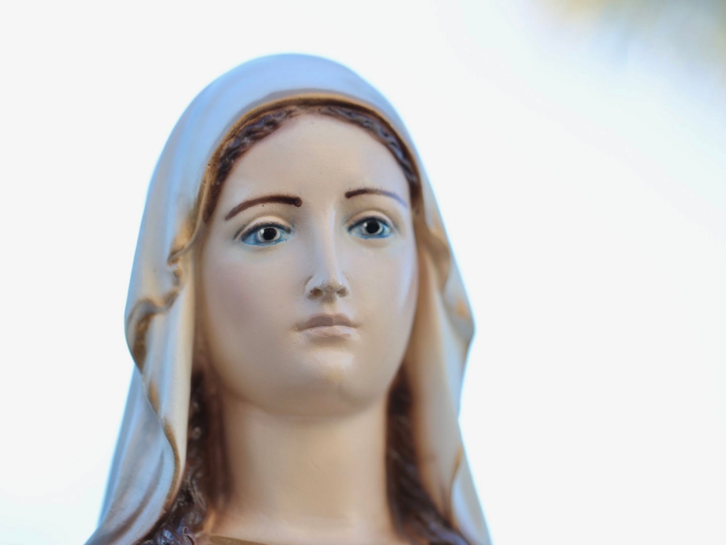 Estatua del Inmaculado Corazón de María, estatua al aire libre de la Virgen María, estatua de 25 pulgadas de Nuestra Señora, estatua del Sagrado Corazón de Medjugorje en polvo de mármol