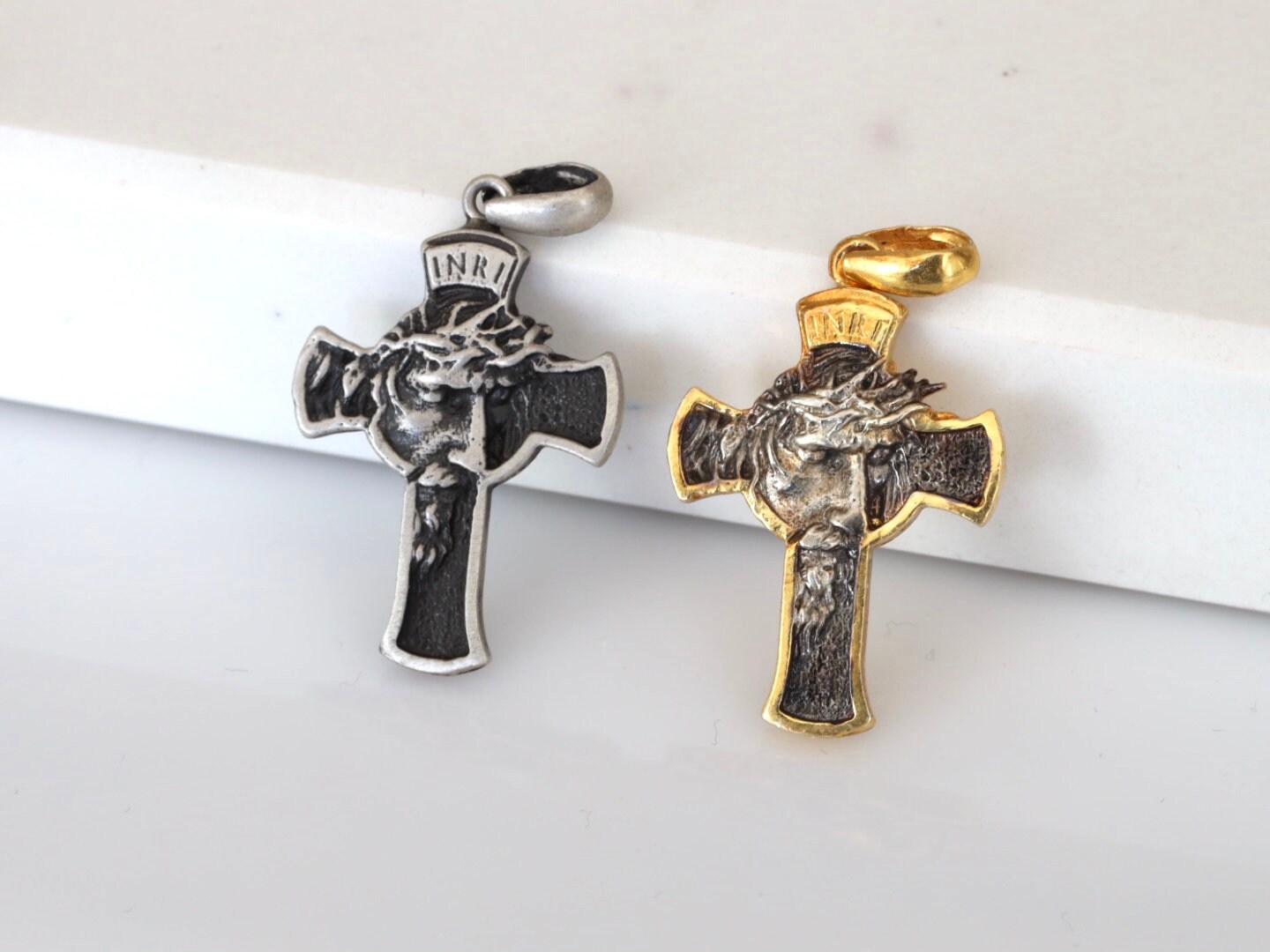 Cruz Santísima Rostro de Jesús, cruz de plata con rostro de Jesús, cruz de plata de ley 925, cruz de la Pasión de Jesucristo, colgante hombre