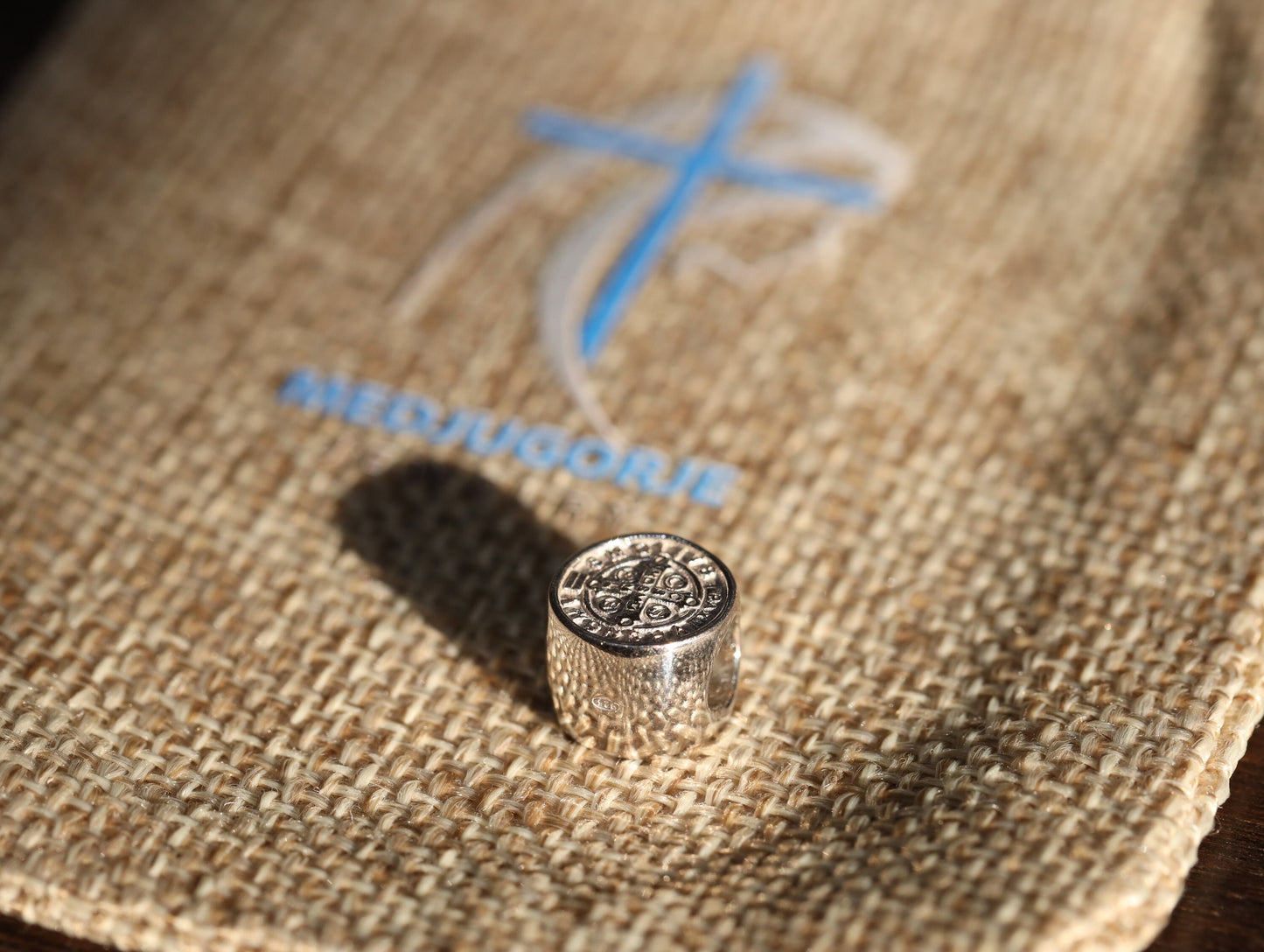 Saint Benedict pandora compatible bead, sterling silver 925 St Benedict charm, bracelet pendant,protection bead for bracelet, catholic charm