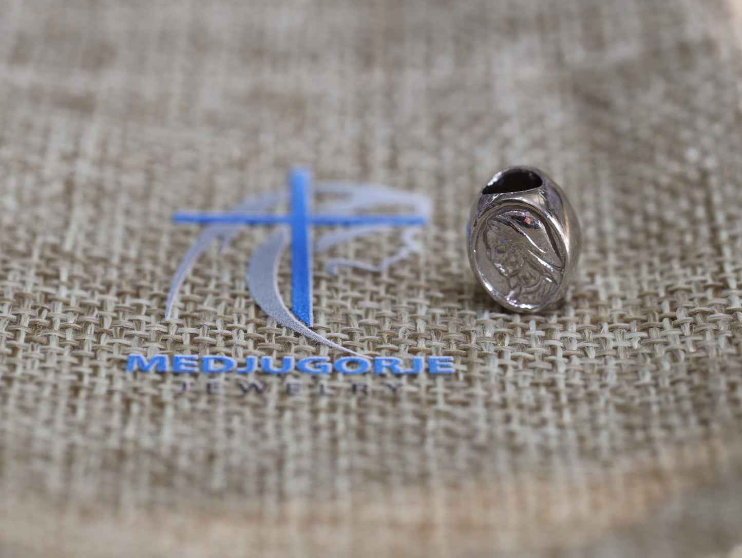 Medalla Virgen María compatible con Pandora, dije de plata de ley 925, dije de Jesucristo, dije para pulsera, colgante católico para pulsera,
