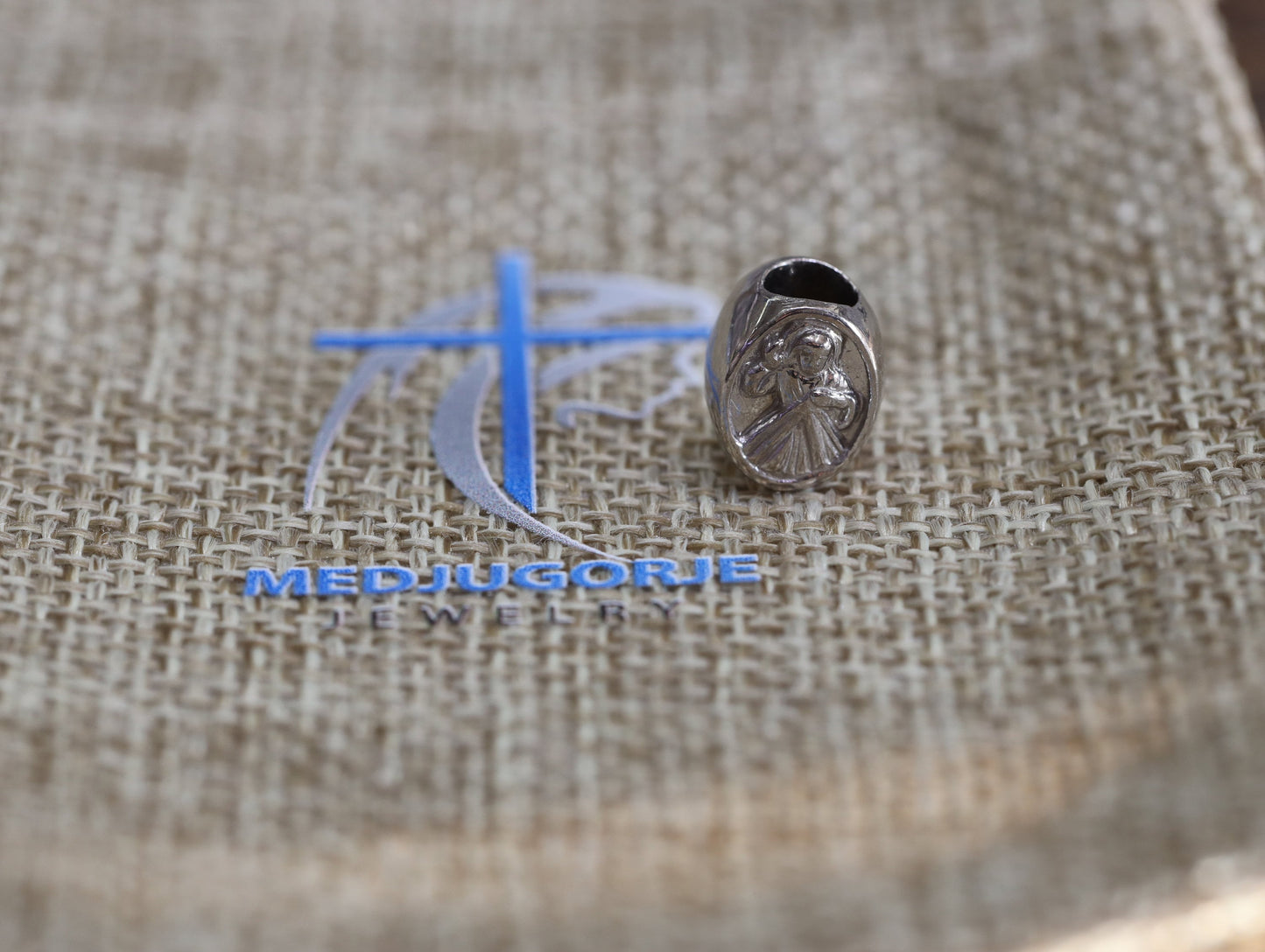 Medalla Virgen María compatible con Pandora, dije de plata de ley 925, dije de Jesucristo, dije para pulsera, colgante católico para pulsera,