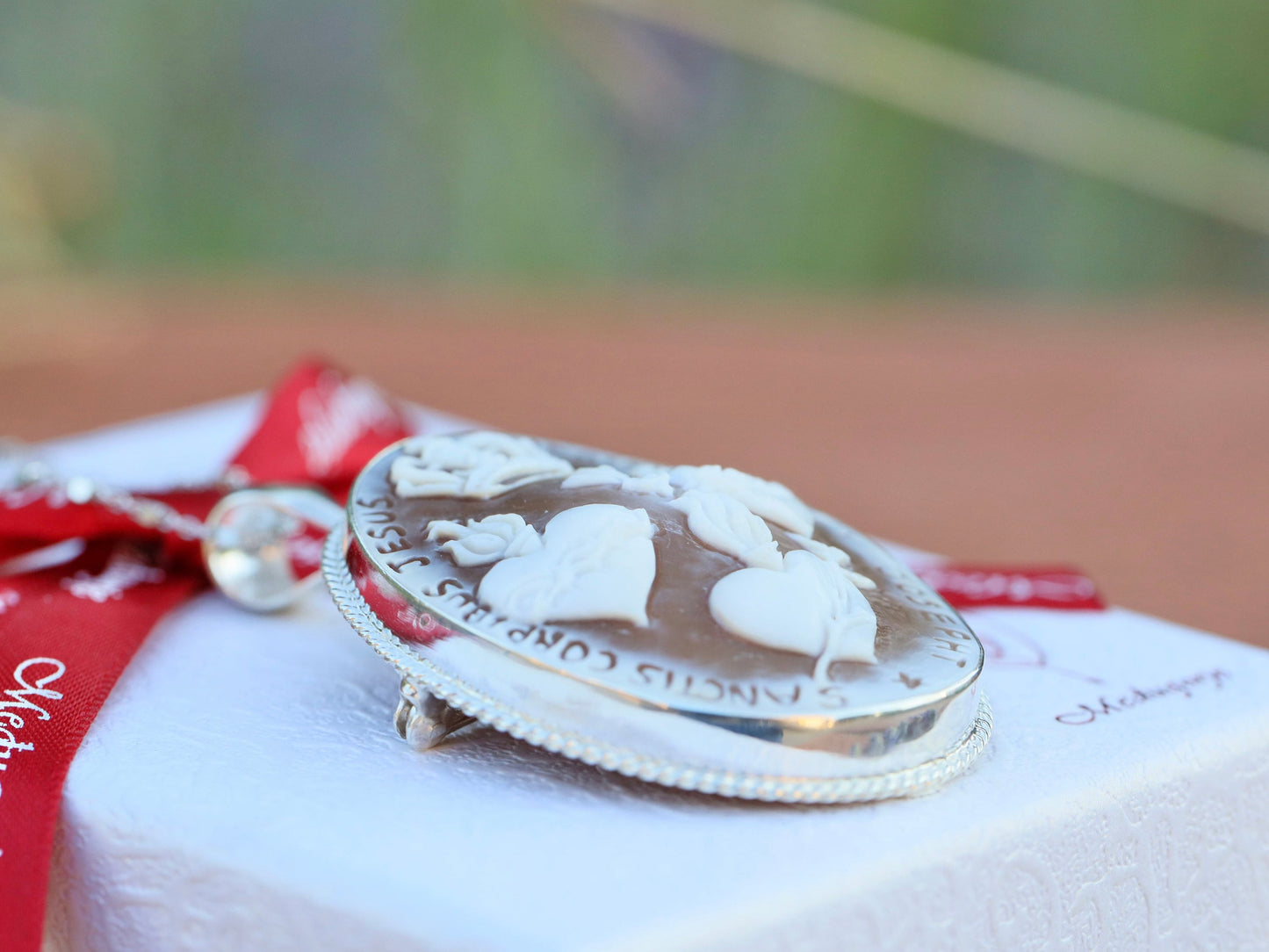 Medalla Sagrado Corazón, medalla Inmaculado Corazón, Castísimo Corazón de San José, medalla cameo, plata de ley 925, medalla católica, 3 sagrados corazones