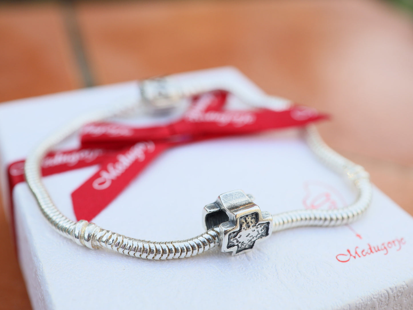 Cruz compatible con INRI Pandora, encanto de bracalet colgante, encanto de cruz de bracalet de plata de ley 925, cuenta cruzada de aspecto vintage de estilo europeo