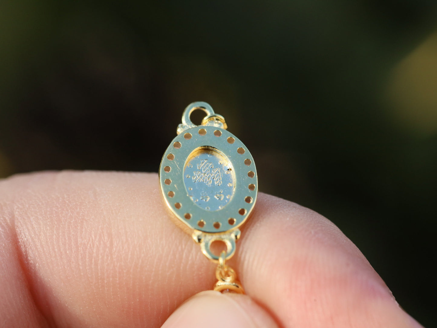Pulsera de rosario chapada en oro, pulsera de plata de ley 925, pulsera Medalla Milagrosa para adolescente, delicada pulsera de circonio cúbico para mujer