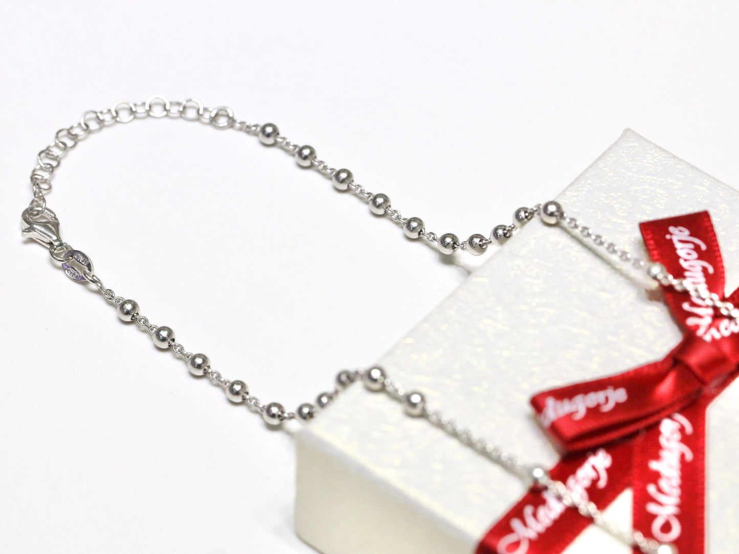 Collar de rosario de 19 pulgadas, regalo ideal para mujeres católicas, collar de rosario de plata de ley 925, delicada Medalla Milagrosa y collar de cruz