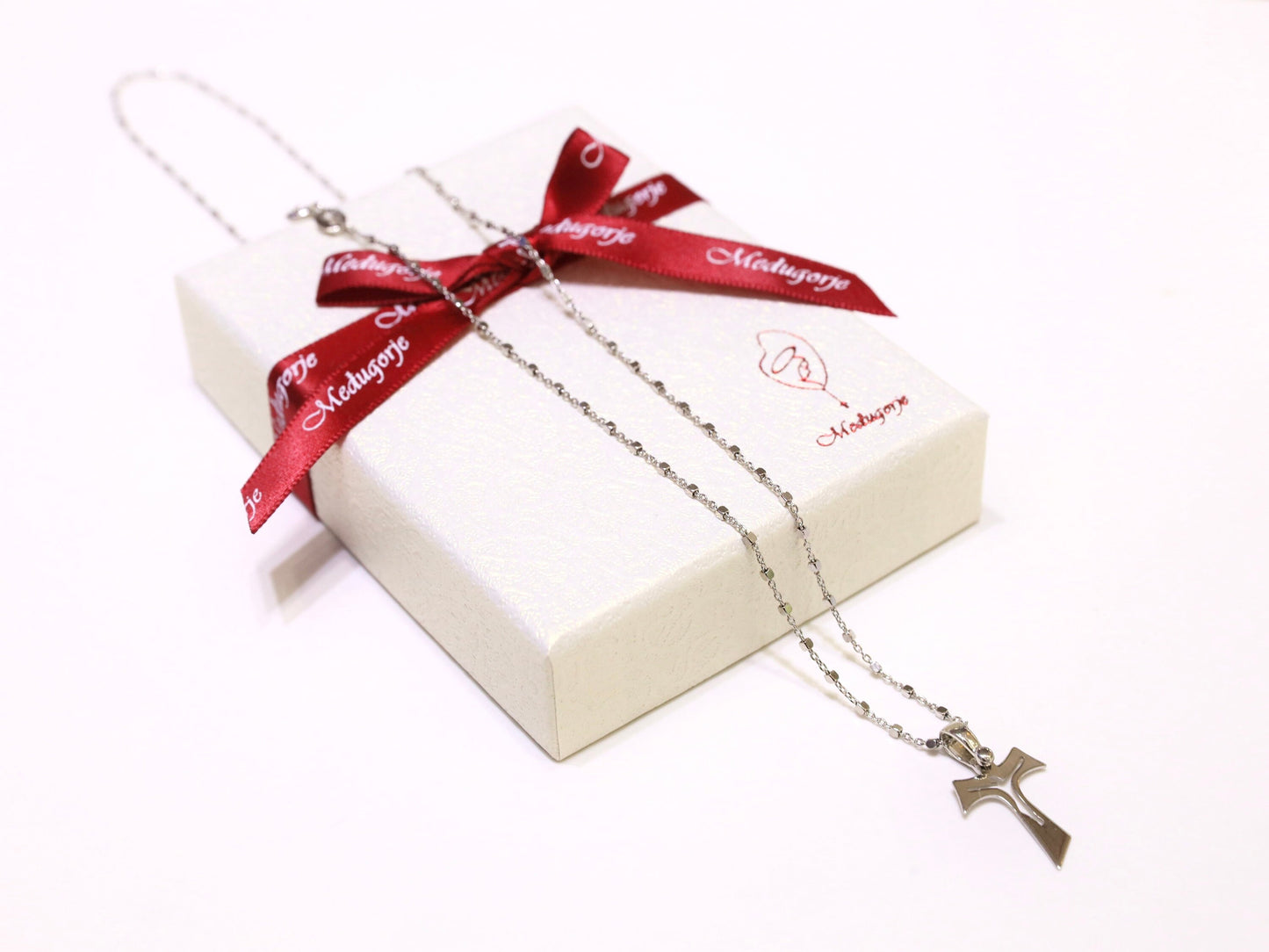 Cruz Tau pequeña, cruz tau de plata de ley 925, colgante de cruz de San Francisco, colgante de cruz tau delicado para adolescente, colgante de cruz minimalista