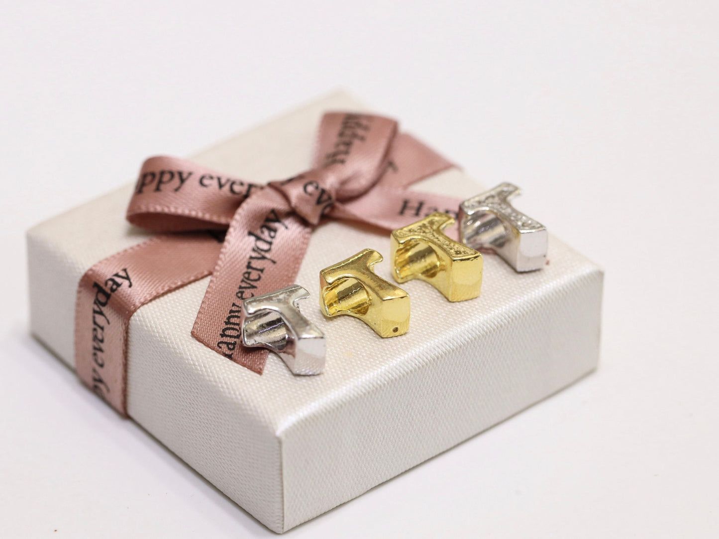 Elegante Cruz Tau de Plata de Ley 925 para Pulseras Estilo Pandora - Regalo Ideal para Mamá o Hija