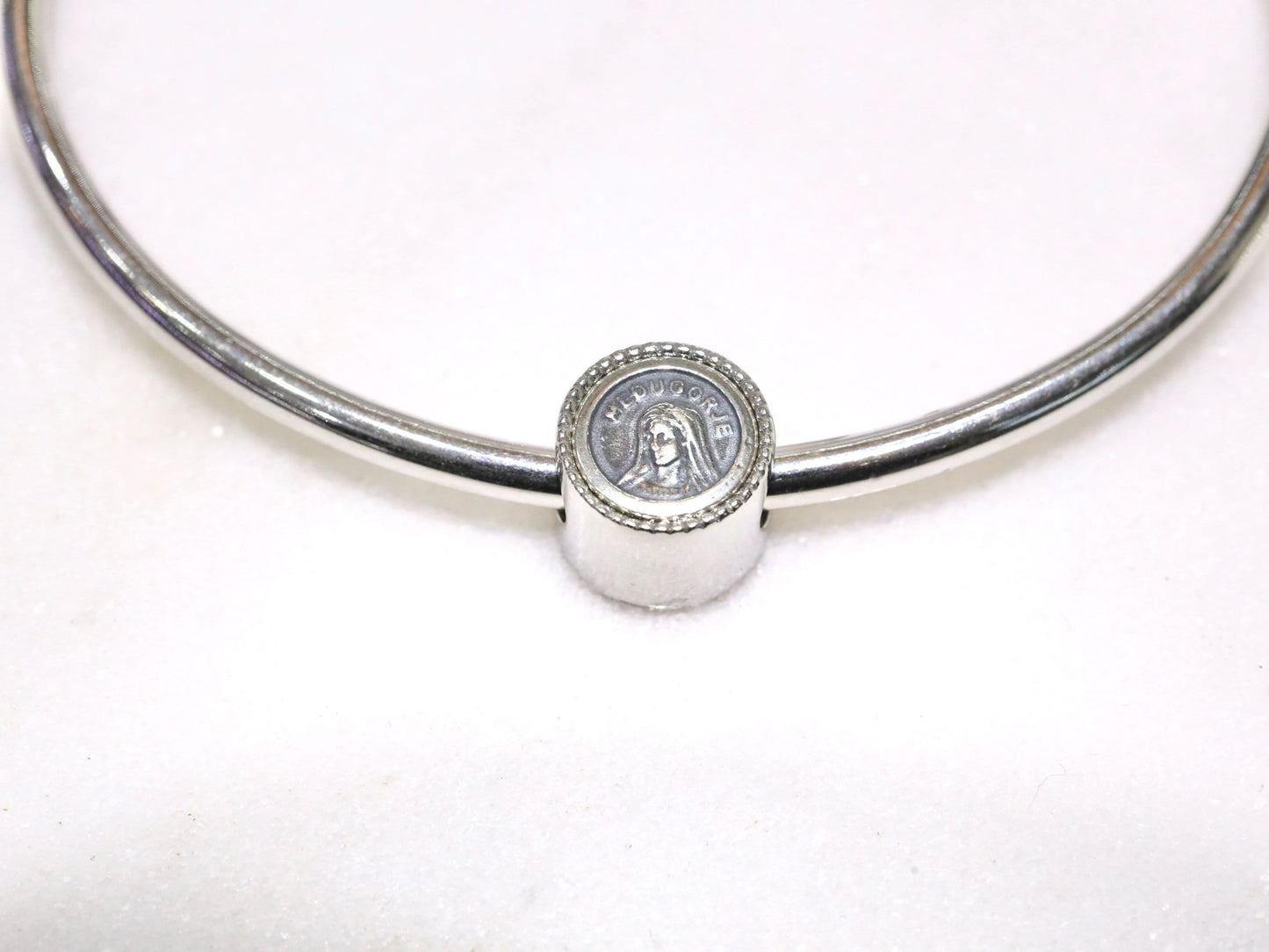 Encanto en miniatura para pulsera estilo Pandora, amuletos católicos para pulsera Pandora, Medalla Milagrosa Medalla Escapulario San Benito Medjugorje